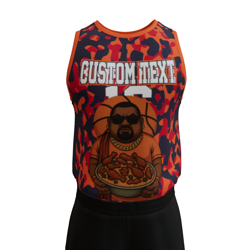 Basketball Camouflage Sublimated Basketball Jersey. (x 10)